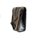 Saint Laurent Medium Envelope Bag in Quilted Grain de Poudre Leather